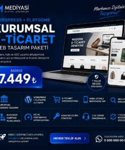 Mediyasi - Flatsome Design Tema Tasarımı- Piyasa Üzeri Website Geliştirme - Profesyonel Web site Yaptır